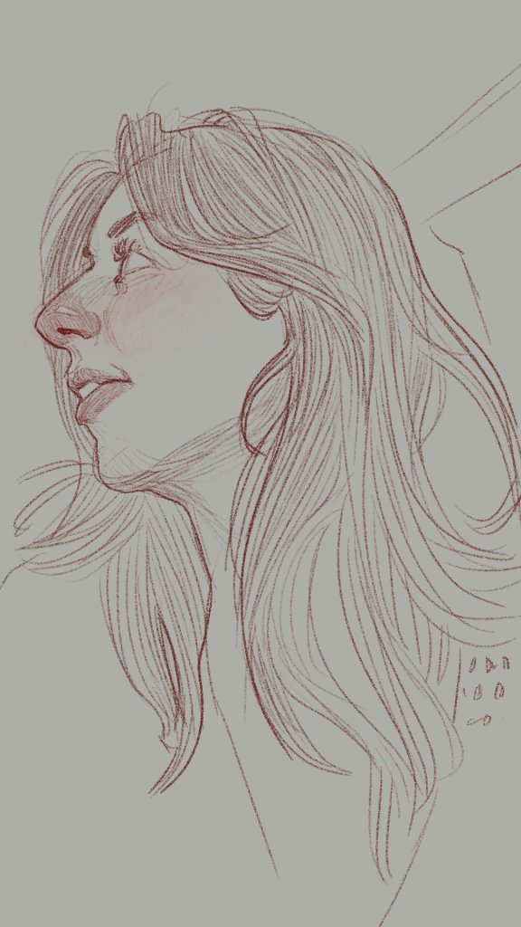 Portrait drawn by Neli Chaneva after the 100 days, 100 portraits challenge